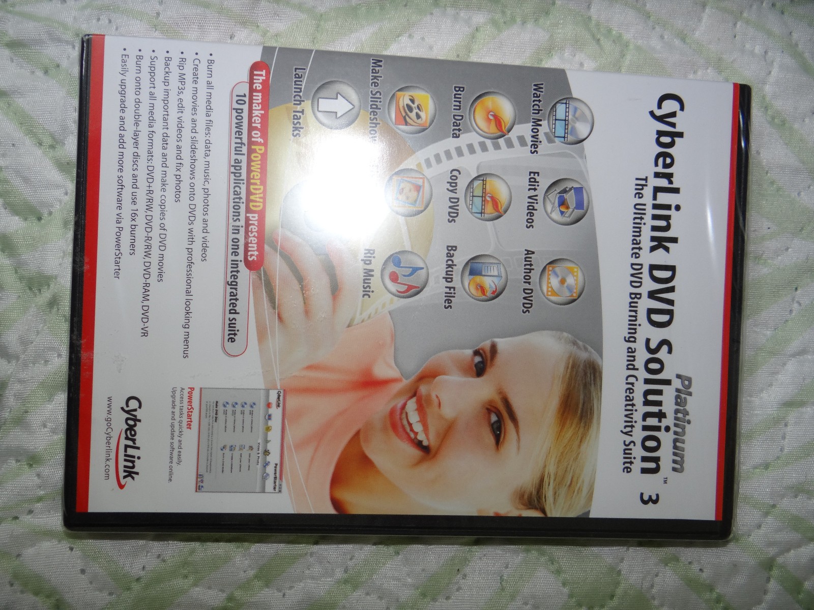 CyberLink DVD Solution Ultimate DVD Burning Creativity Suite 10 Application–NEW