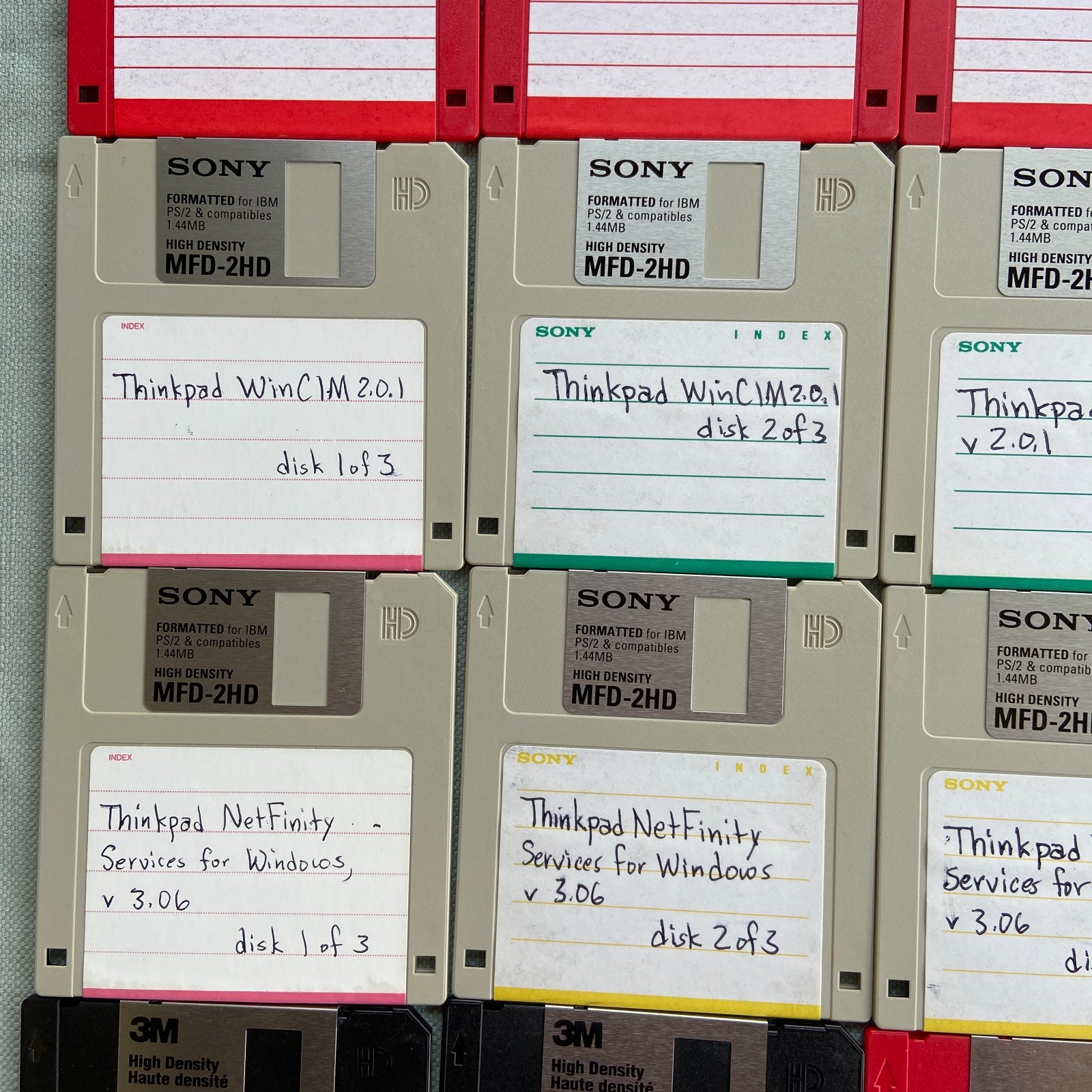 Software Lot IBM Thinkpad Utility CDROM PCMCIA TranXit WinCIM NetFinity Video