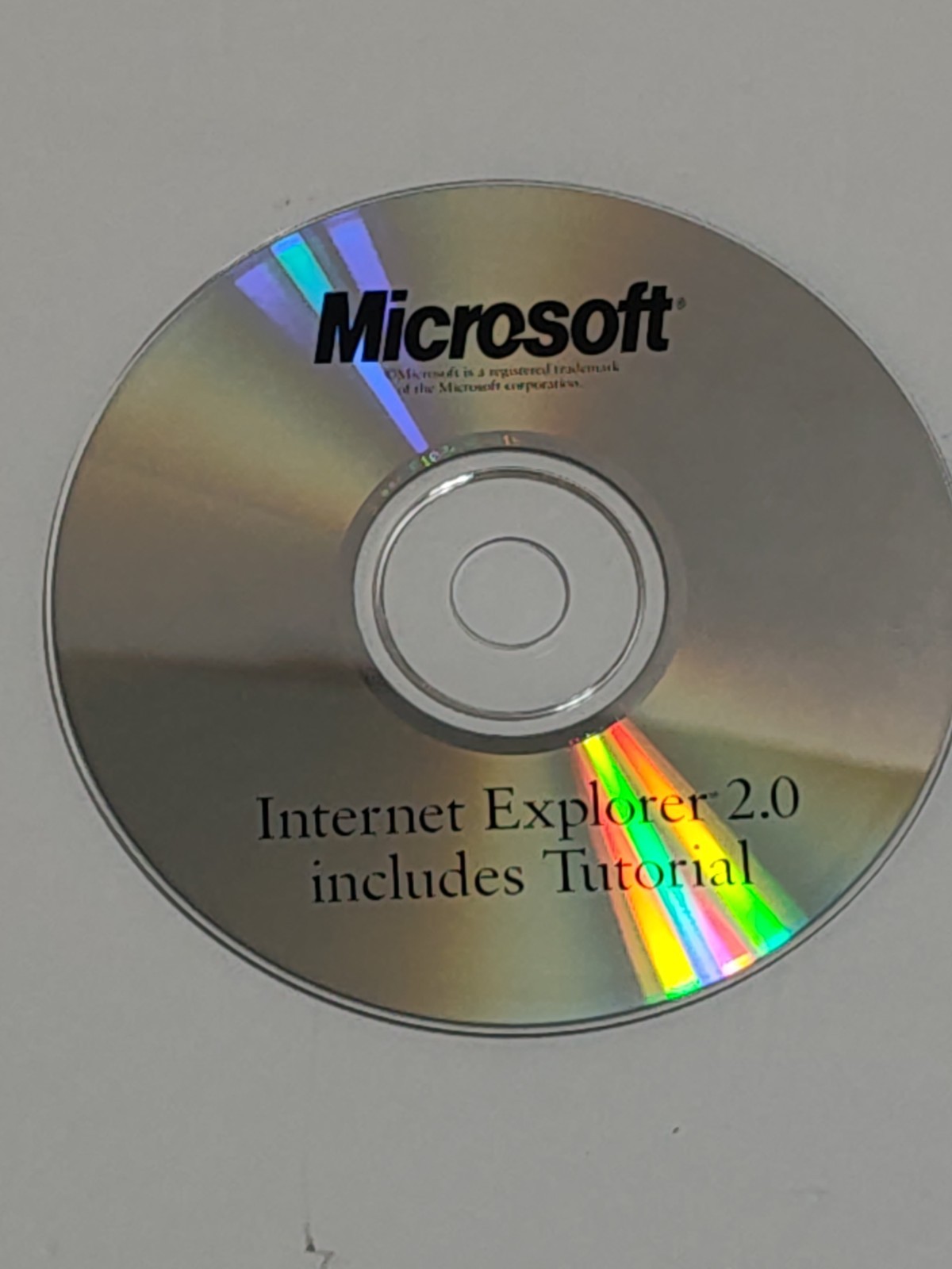 Microsoft Internet Explorer 2.0 CD Disc – PC Vintage Browser Software
