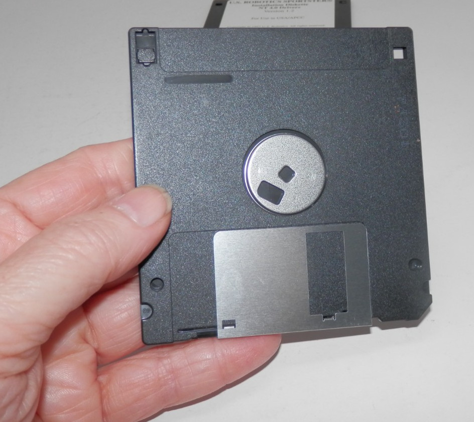 US Robotics Sportster Installation Software 3.5″ Floppy Disk Windows 1997 Vtg