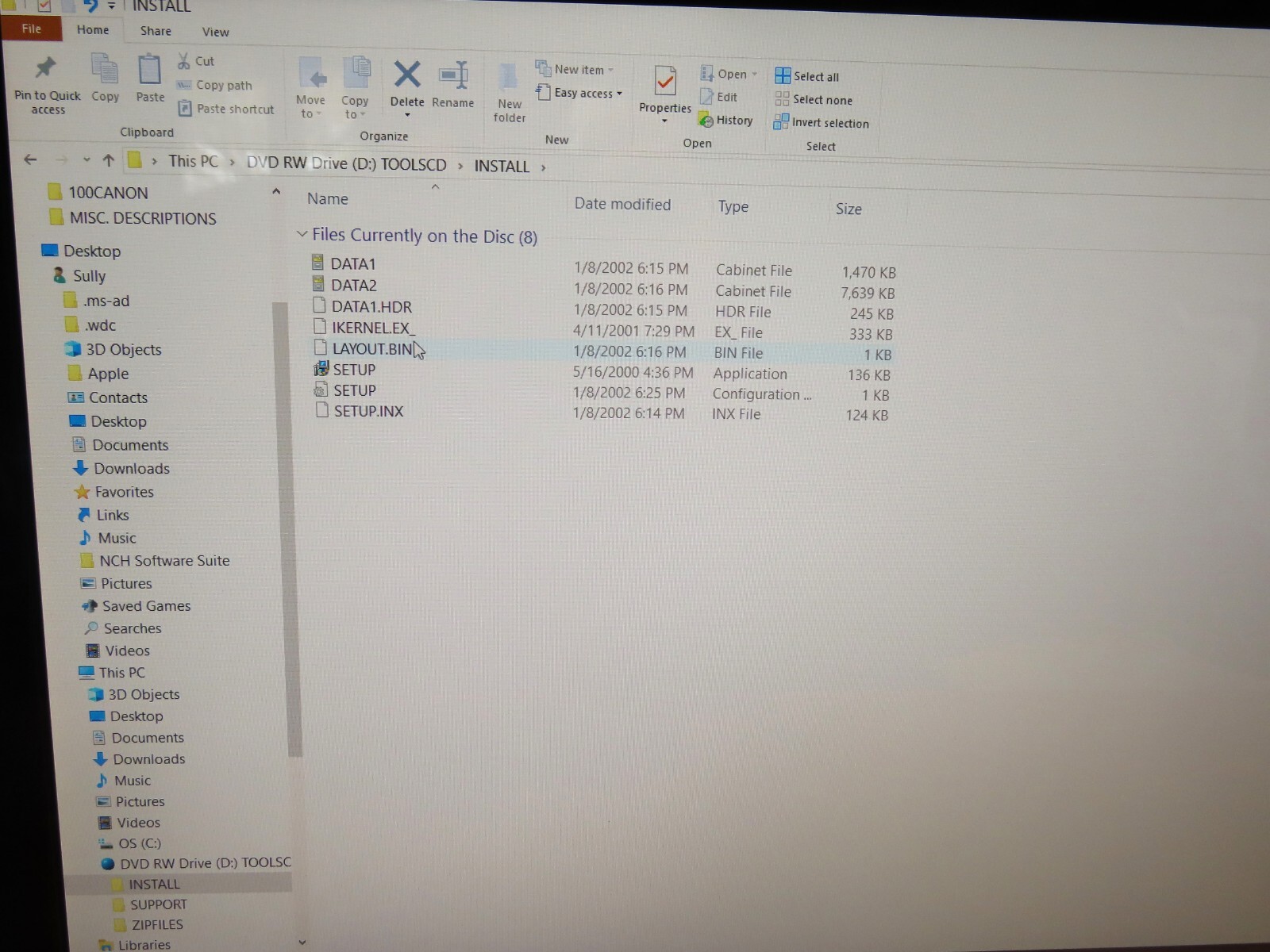 DELL Reinstall 5 CD’s 2002-2003: Resource, Roxio, Tools, Data/Fax, Color Monitor