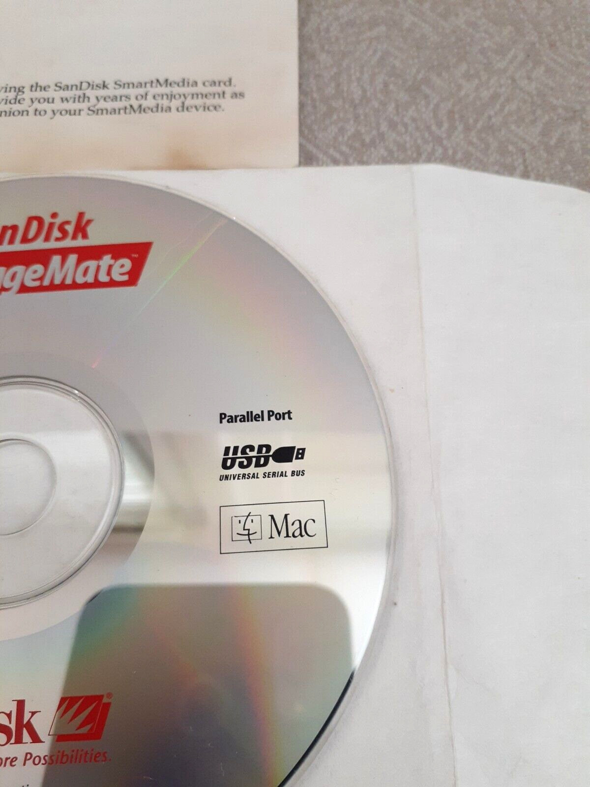 SanDisk Installation CD Version 2.01  Image Mate USB Reader/Writer Guide