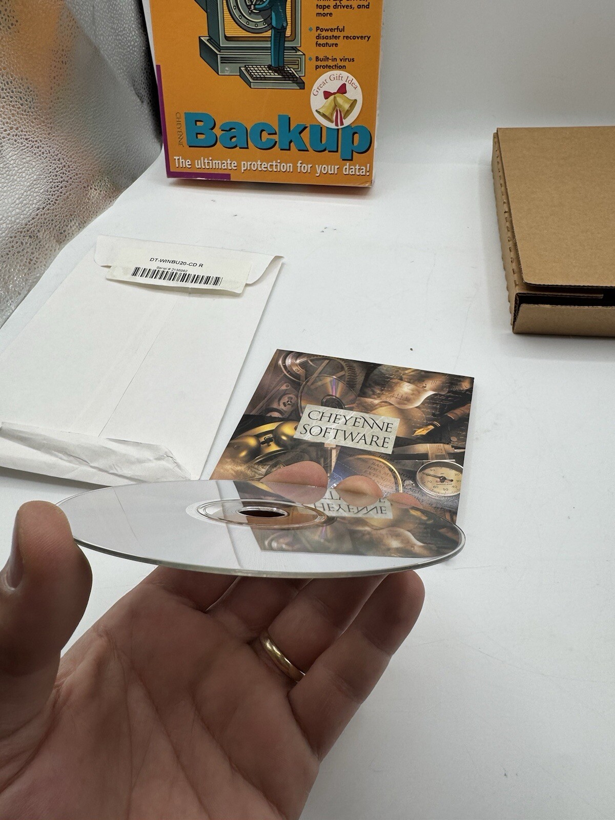 Vintage Cheyenne Backup Software V2.0 for Microsoft Windows ‘95 PC CD-ROM 1991