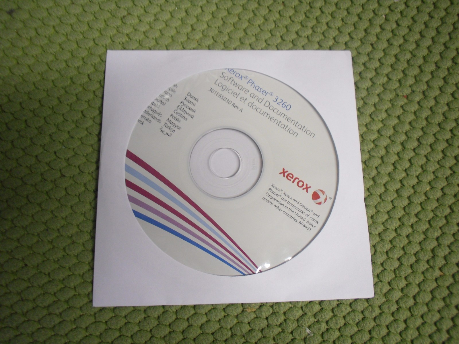 New ! Genuine Xerox Phaser 3260 Printer CD Software Drivers Utilities