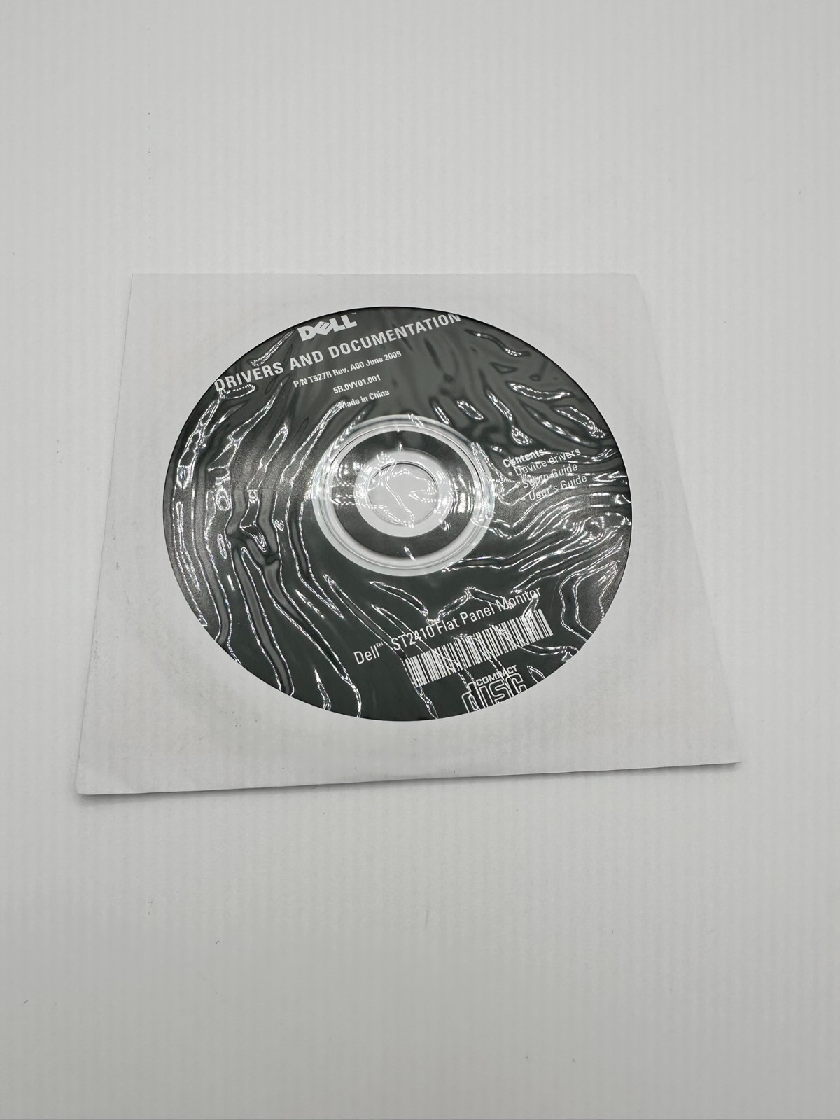 Dell Drivers and Documentation DVD ST2410 Flat Panel Monitor (2009) Rev A00