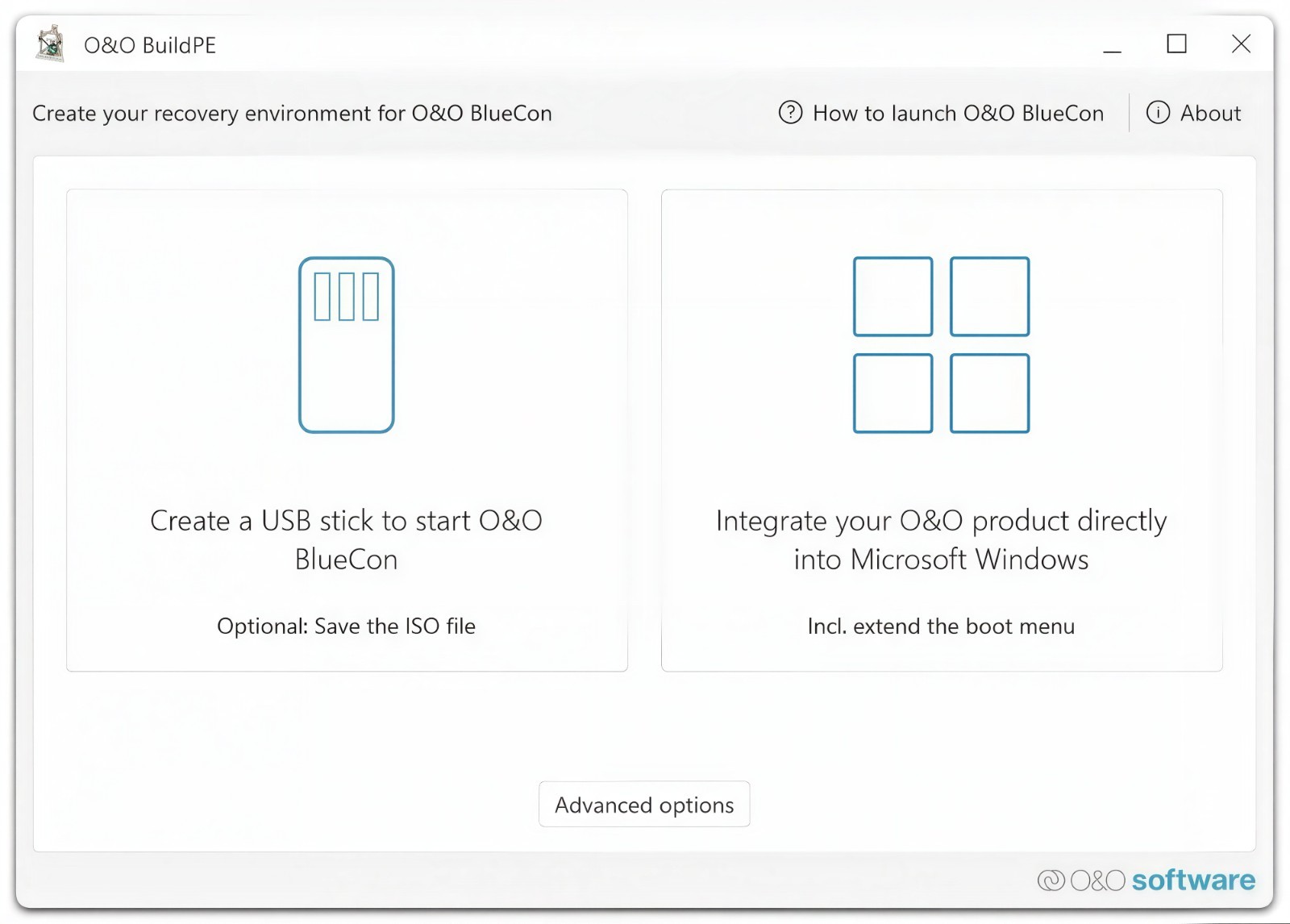 O&O BlueCon Technician Edition Bootable DVD/USB