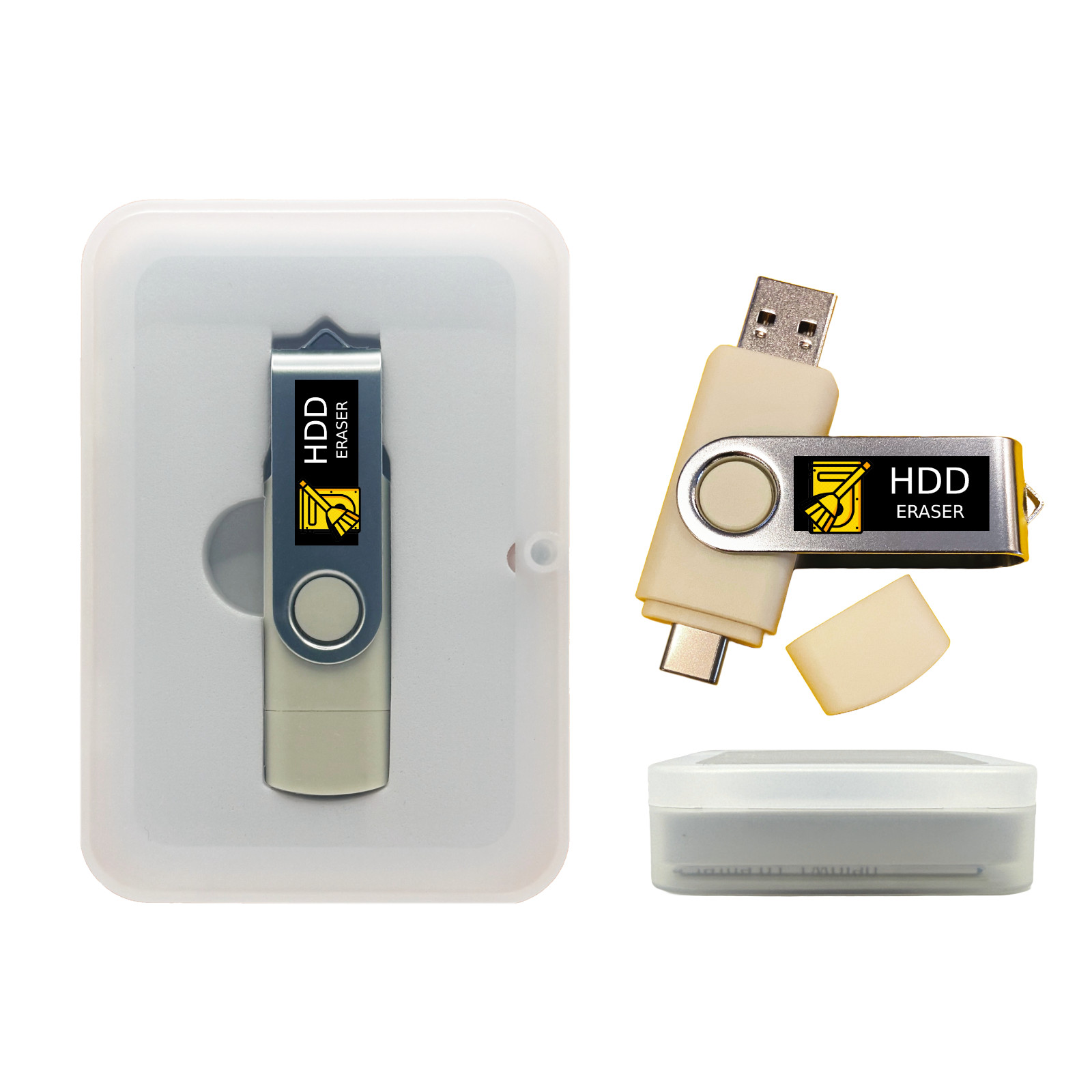 Hard Drive Eraser Data Destroyer USB Bootable Thumb Drive Stick Wipe HDD Disk