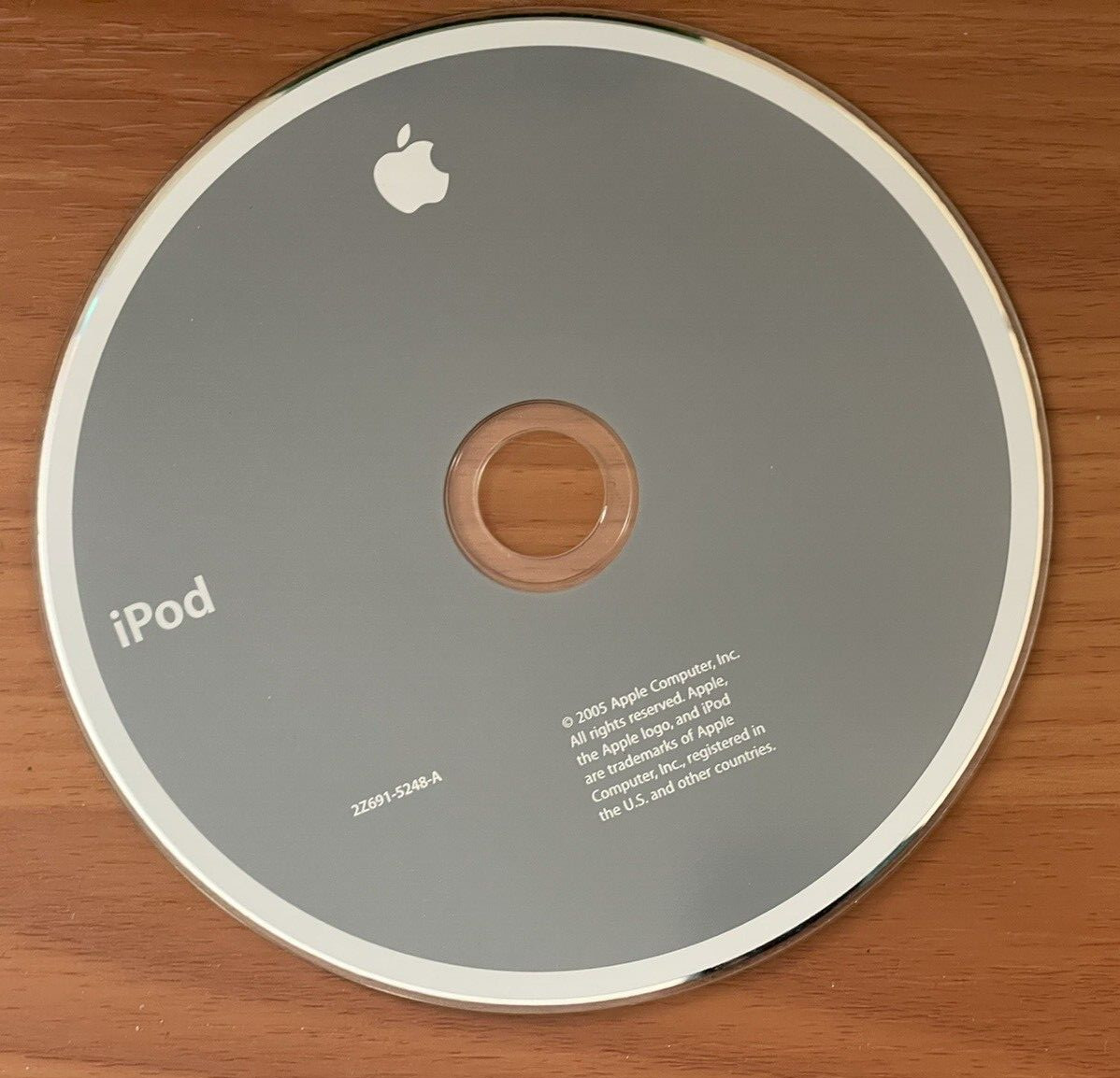 “Vintage” Apple iPod iTunes Software Disc, 2005 2Z691-5248-A