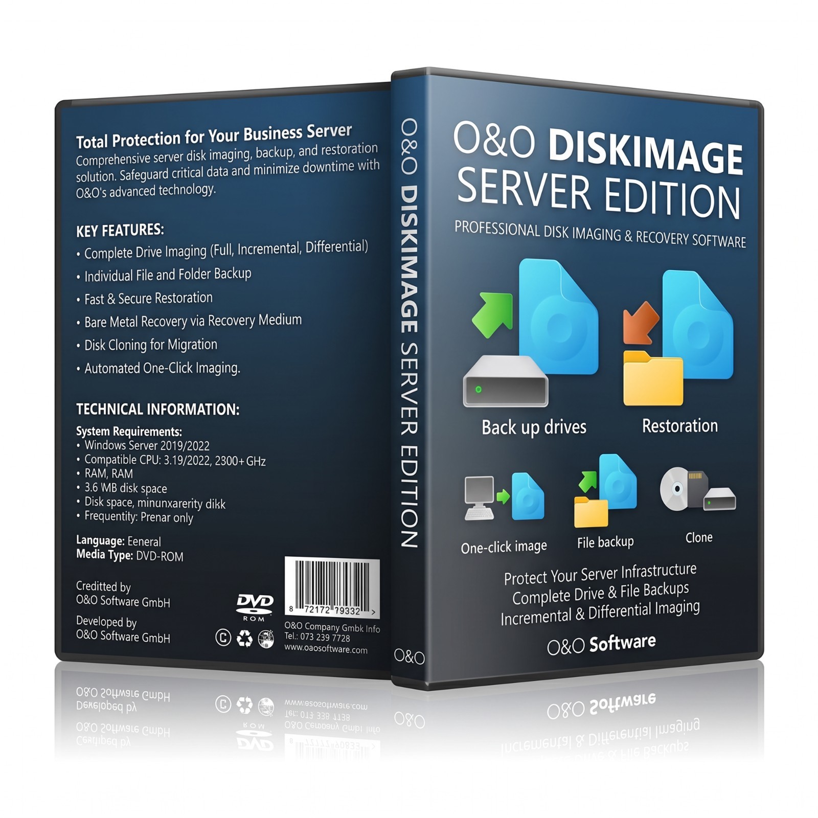 O&O DiskImage Server Edition Bootable DVD/USB