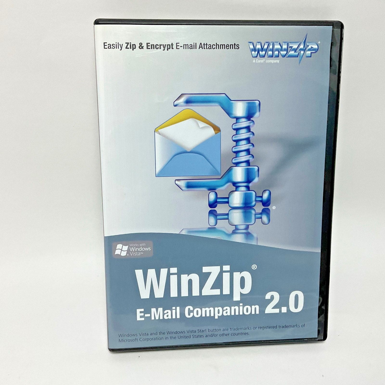 WinZip E-Mail Companion 2.0 PC Software – Vintage Email Attachment Tool
