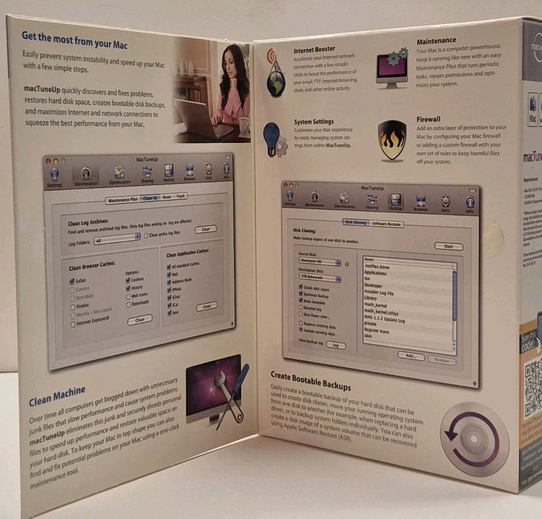Macware MacTuneUp 3.6.1 For Mac OS X 10.3.9 – 10.6 LNOB