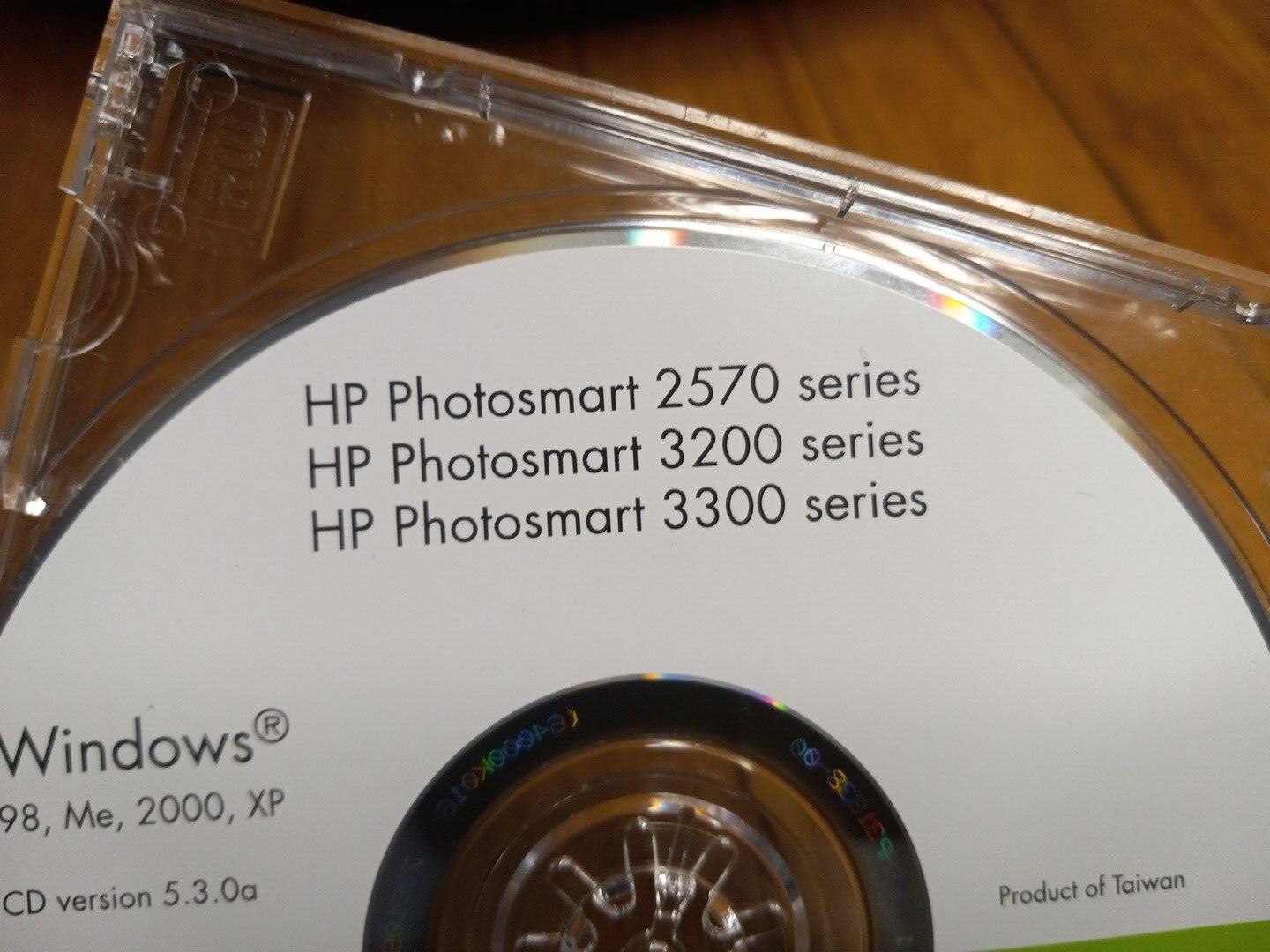 HP Photosmart Printer Software Series 2570 3200 3300 CD for Windows 98 ME XP 2K