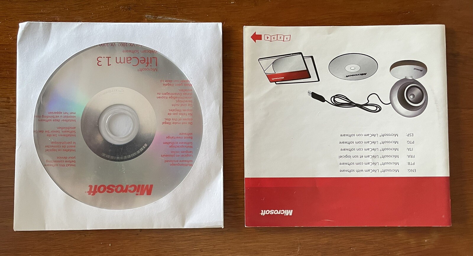 Microsoft LifeCam 1.3 WebCam Software For Models VX-1000, VX-3000, VX-6000CD-ROM