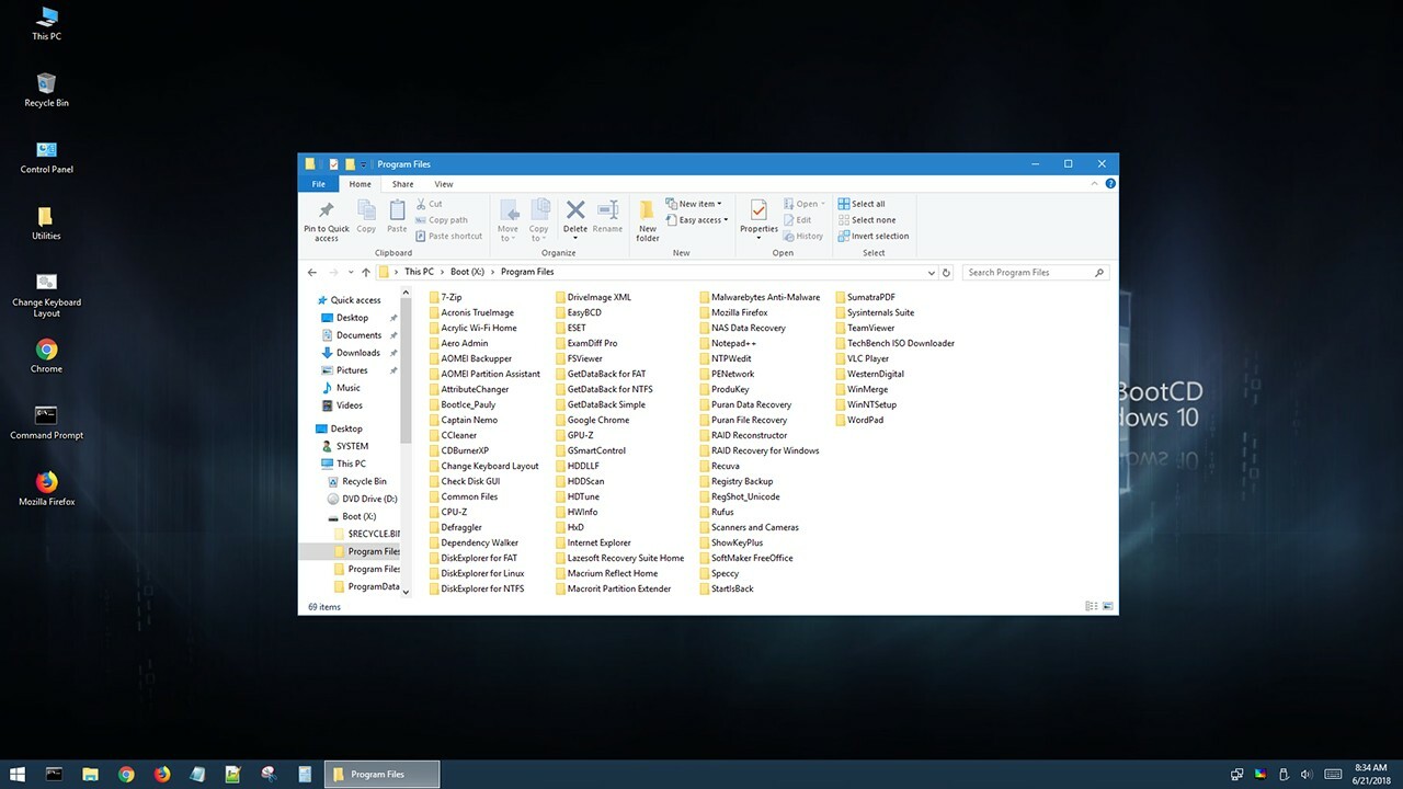 Hirens version 16.3 Boot CD USB Computer Repair Recovery 4 Windows +Bonus tools×