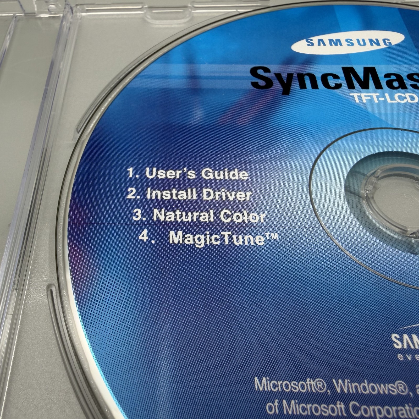 Vintage 2004 Samsung SyncMaster TFT-LCD Monitor Driver CD-ROM MagicTune Software