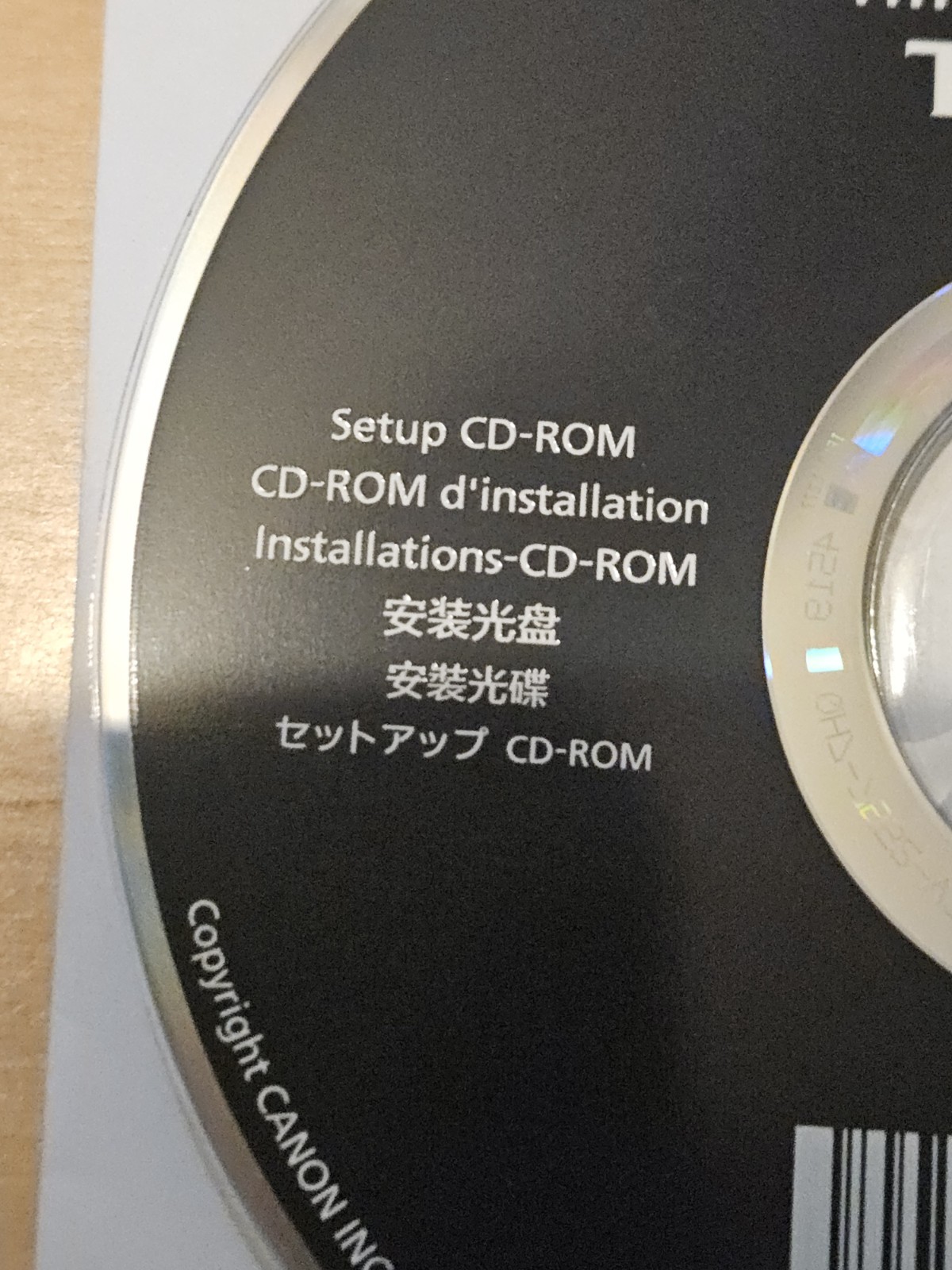 ImagePROGRAF TM-300 Canon Setup CD ROM Installation CD-ROM