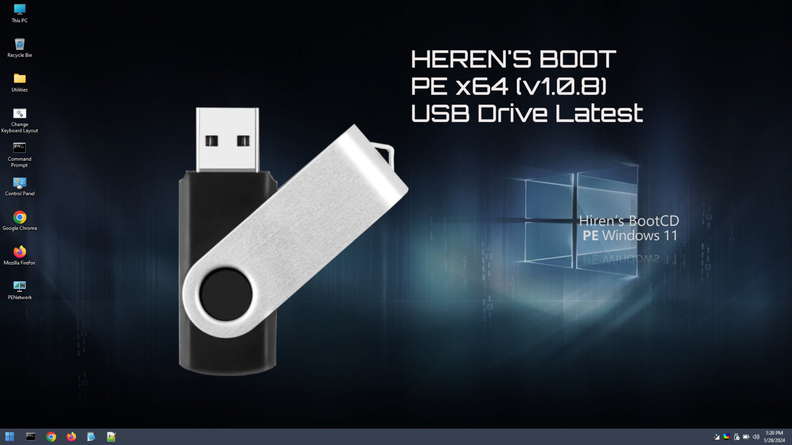 Latest Hiren’s BOOT USB Hirens Bootable 2025 Edition Recovery Utility Toolkit