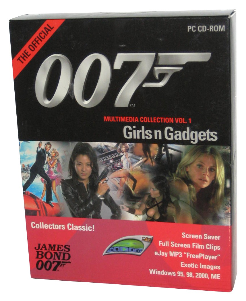 The Official James Bond 007 Screen Saver Vol. 1 Girls N Gadgets Windows PC CD Bo