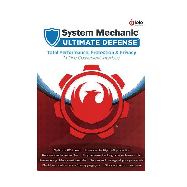 iolo System Mechanic Ultimate Defense | 1 Year 10 PC | PC | Download