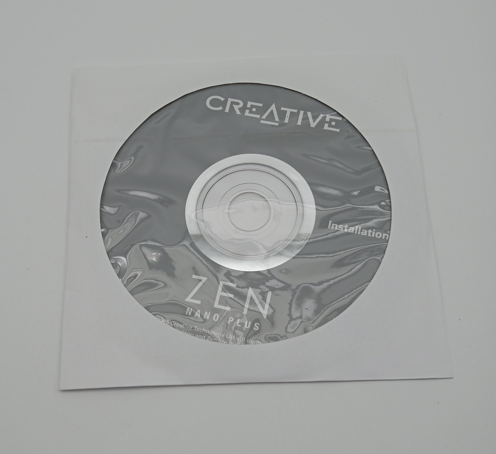 Creative Zen Nano Plus Installation CD Software Driver Disc Replacement 2005
