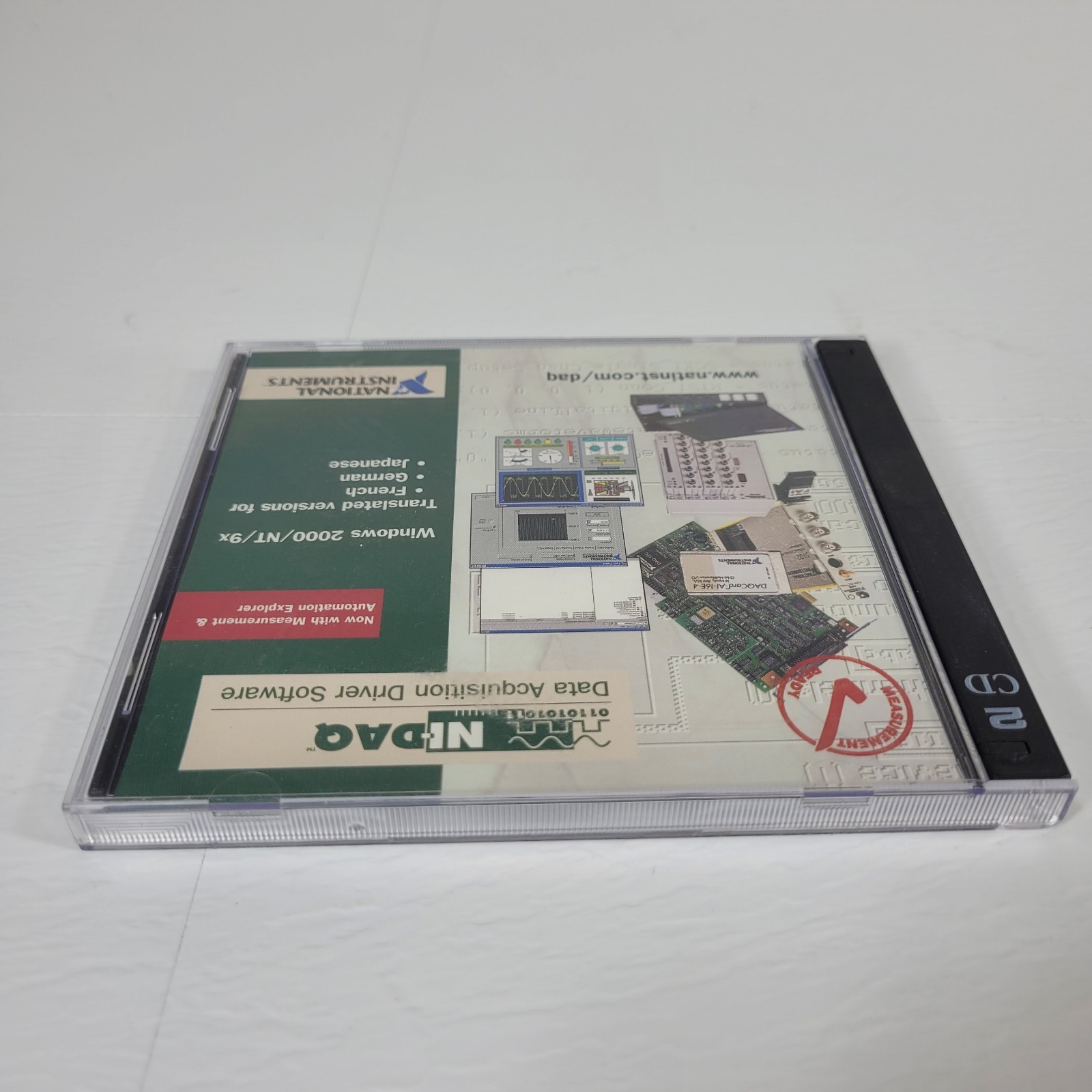 NI-DAQ Data Acquisition Driver Software Disks 1 and 2 for Windows 2000/NT/9x