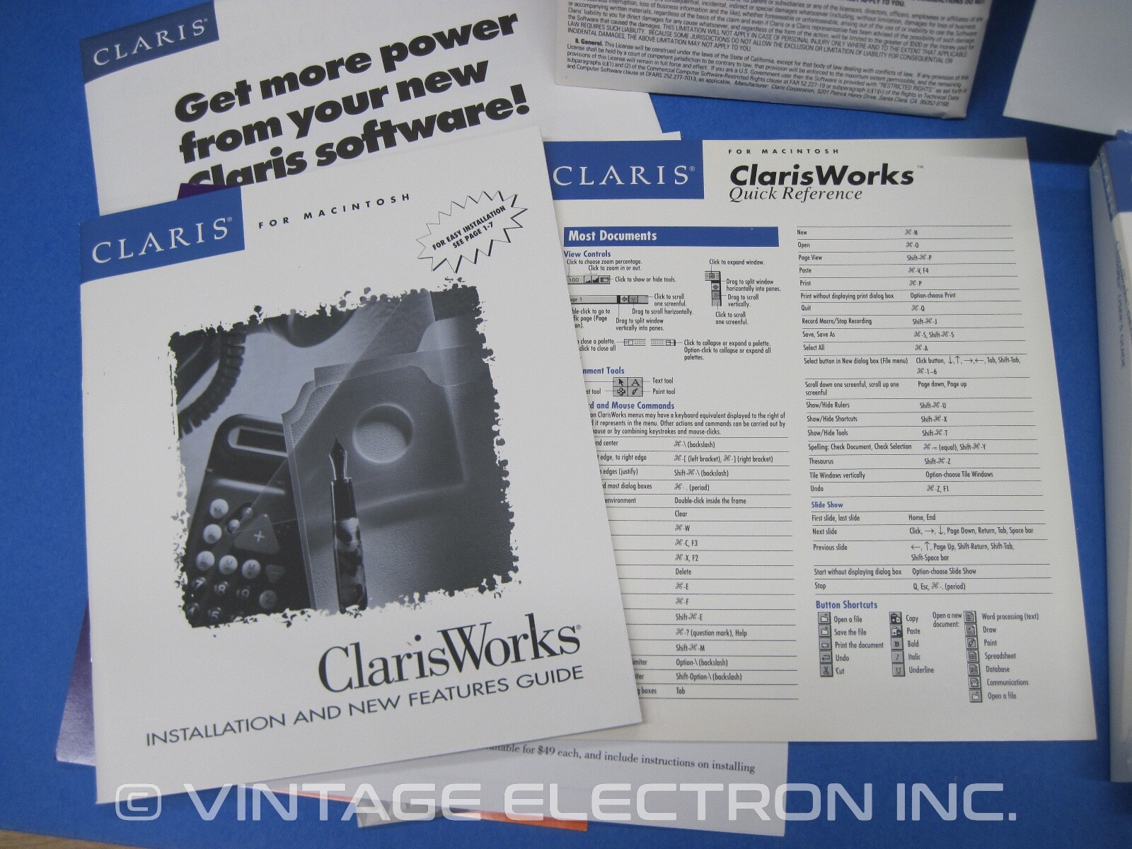 Vintage Apple Macintosh ClarisWorks Software – V2.1 – Complete Software 1993