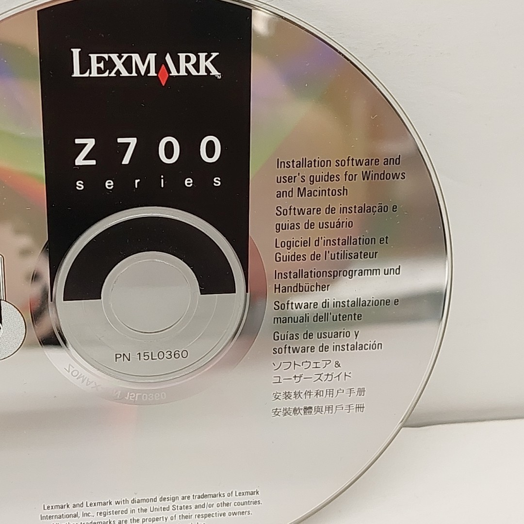 Lexmark Z700 Series Driver CD-ROM Free Shipping