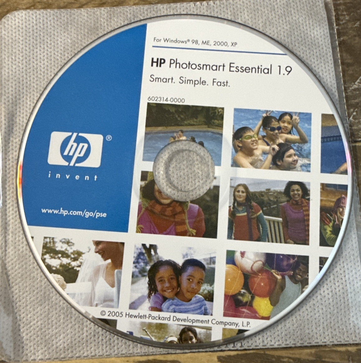 HP PhotoSmart Essential 1.9 Software PC Cd Rom