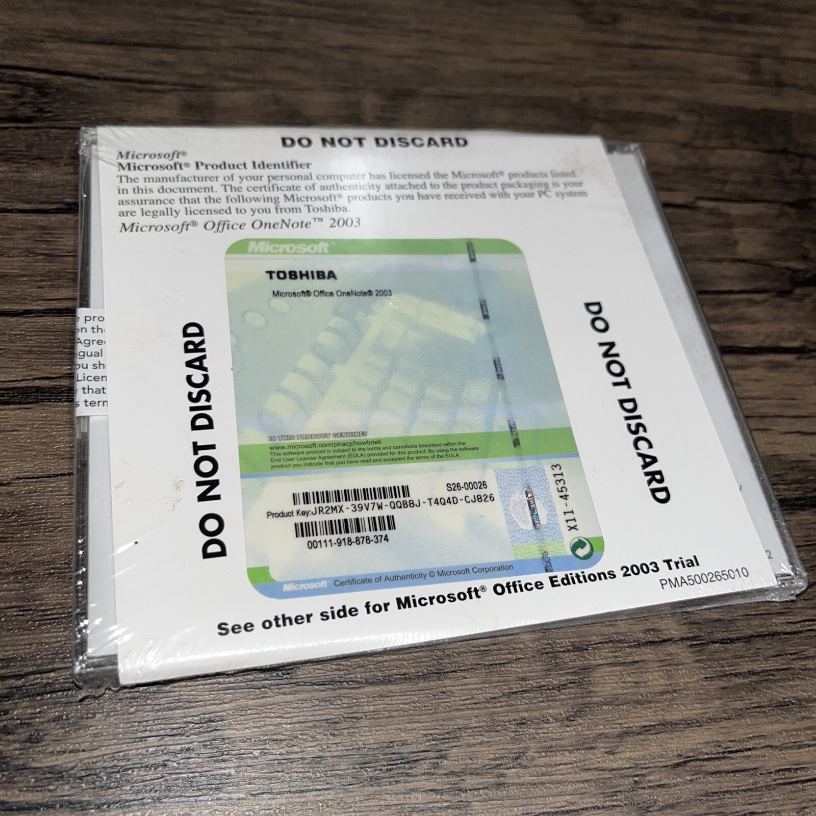 TOSHIBA SATELLITE M100/M105 SERIES – RECOVERY & APPS, DRIVERS , Sealed