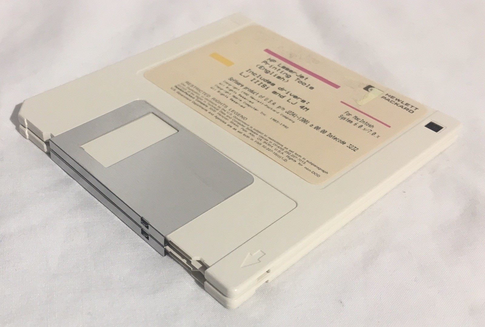 Vintage HP Hewlett-Packard LaserJet 3.5″ Diskettes Driver Utilities Disks MAC
