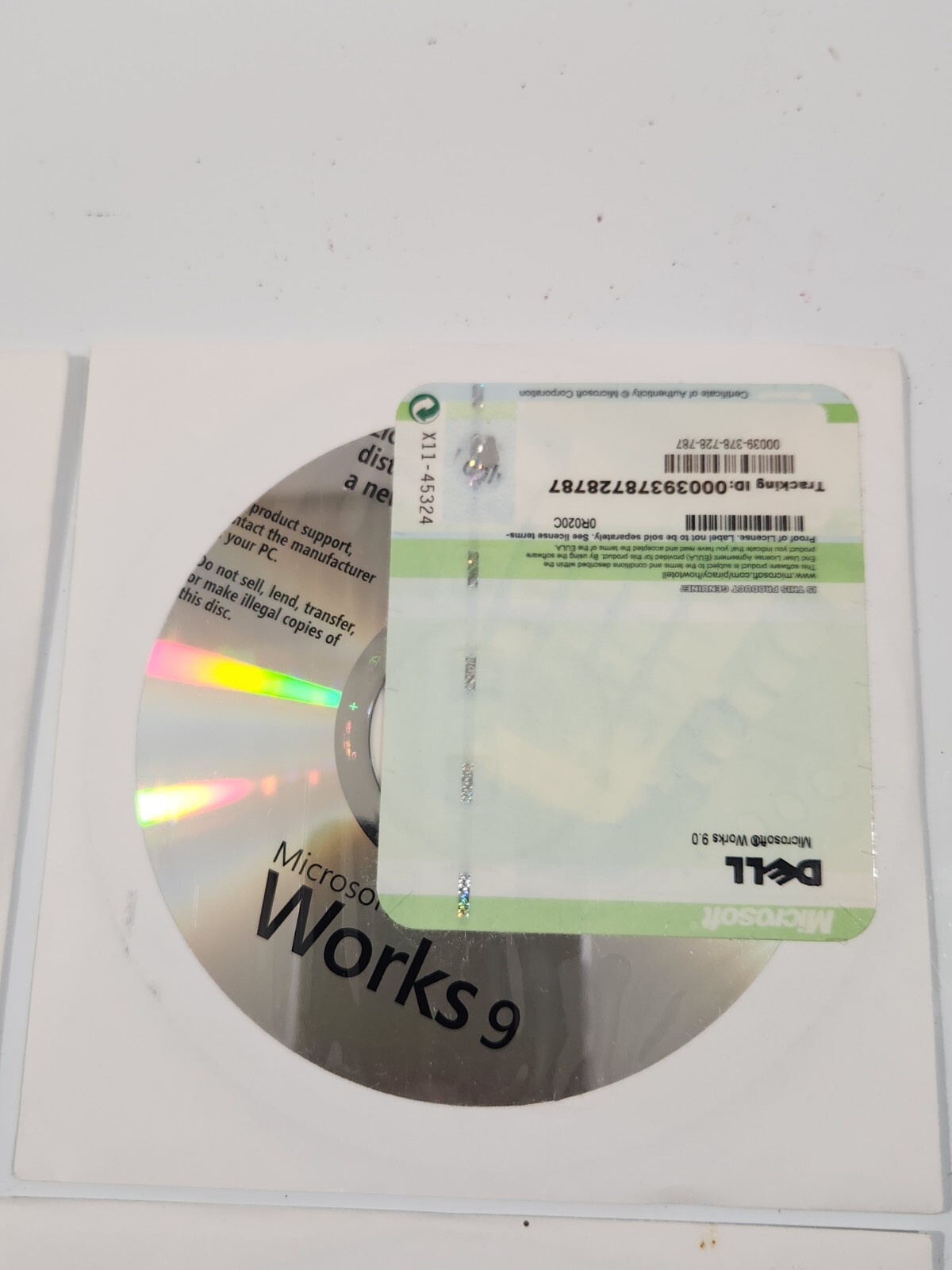 Dell Inspiron 1012 Drivers Utility Reinstall Disk, Works 9, ROXIO, word Perfect