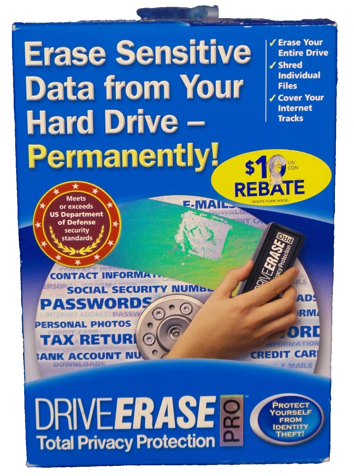 Drive Erase Pro – Total Privacy Protection 2005 Nova Development