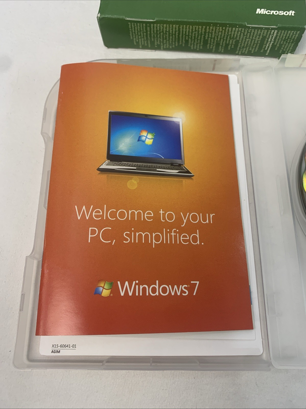 Microsoft Windows 7 Home Premium Upgrade 32 & 64 Bit DVDs MS Windows With Key