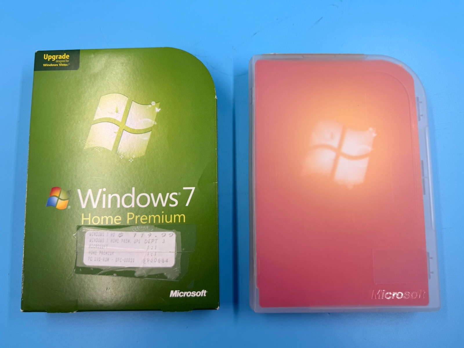 Microsoft Windows 7 Home Premium 32 Bit Only DVD w/Product Key