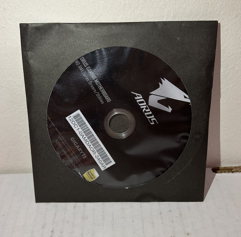 Gigabyte AORUS Graphics Driver and Utility Disc Installation AMD AM4 Series