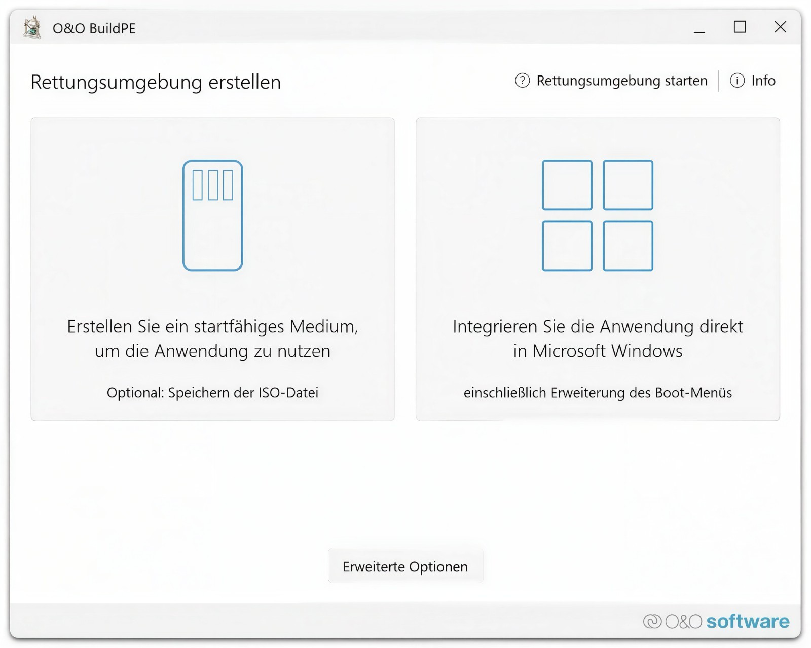 O&O DiskImage Professional Edition Bootable DVD/USB