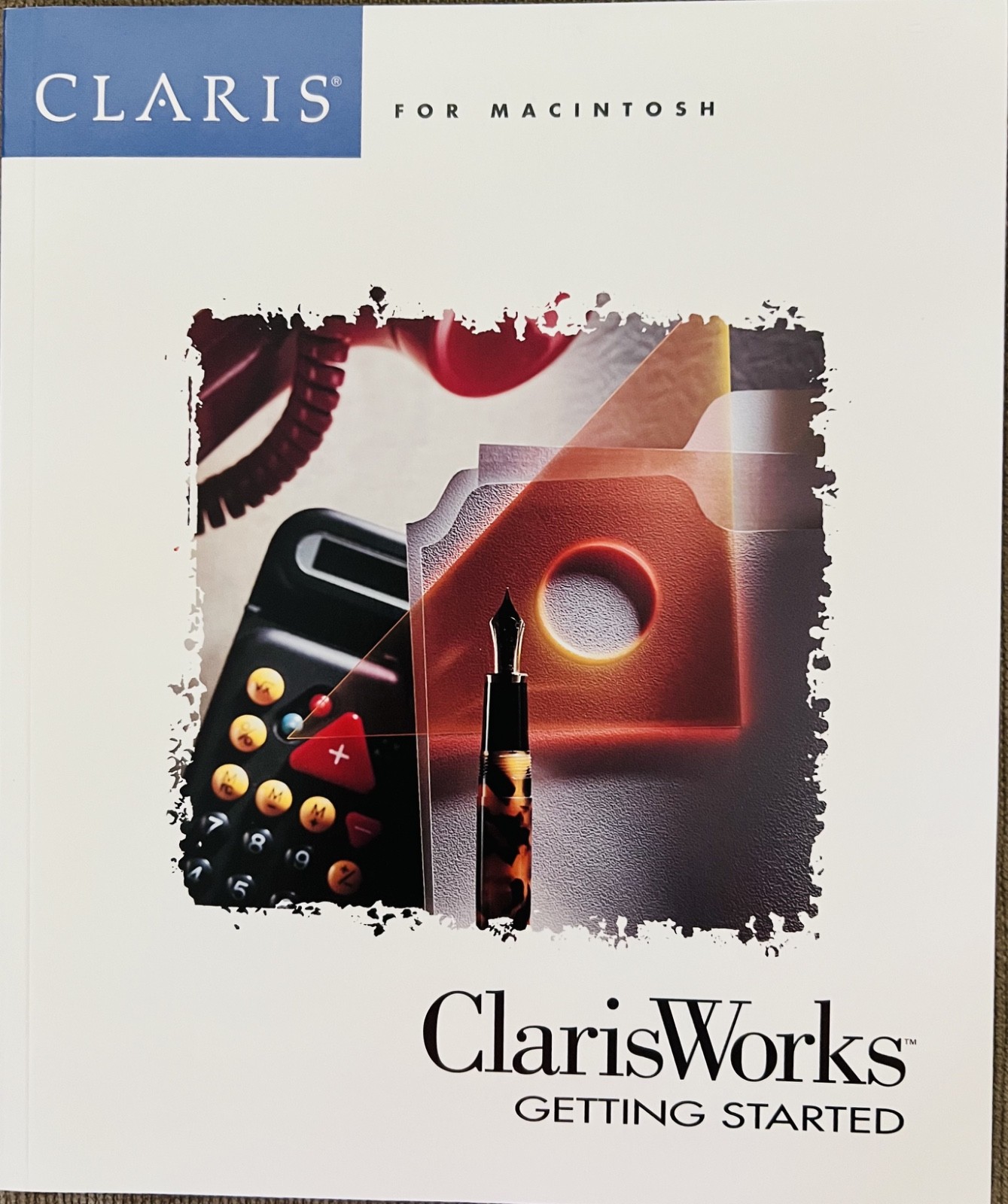 VINTAGE Macintosh ClarisWorks Software v. 2.1 (T1536LL/A) 1994 MINT