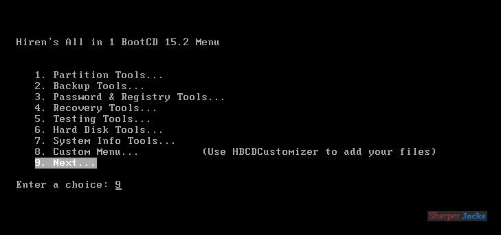 Hiren’s Boot CD 15.2 Bootable Utility Toolkit PC Diagnostics Repair Optimization