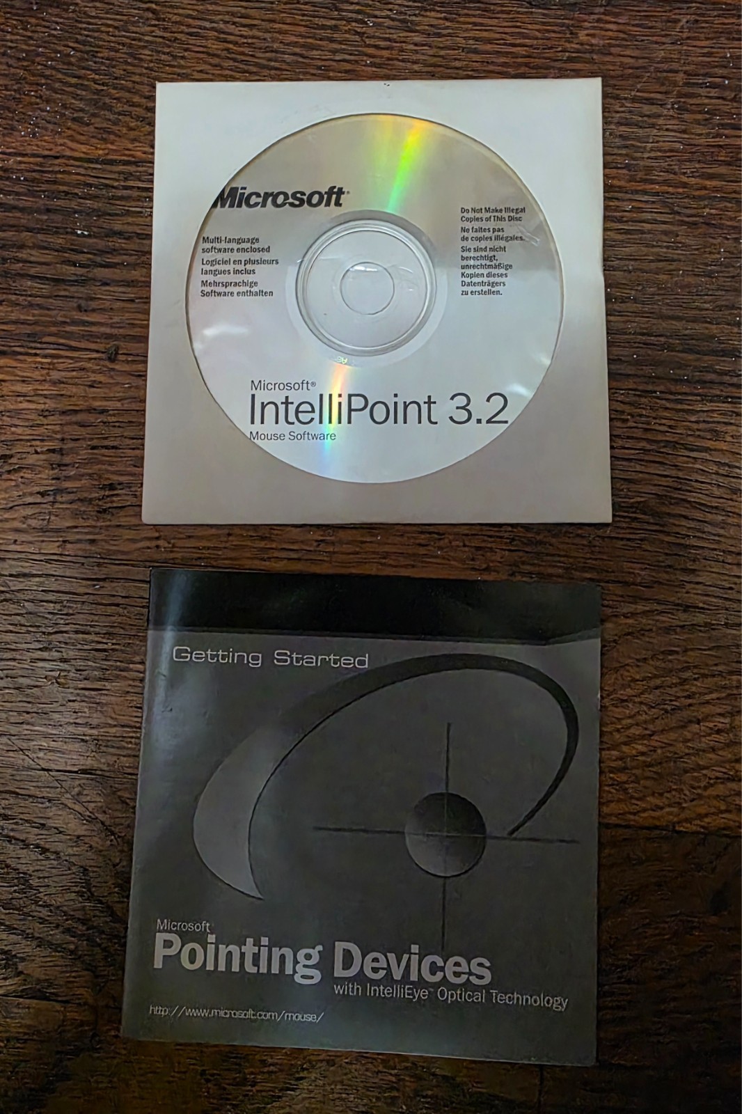 Microsoft IntelliPoint 3.2 Mouse Software