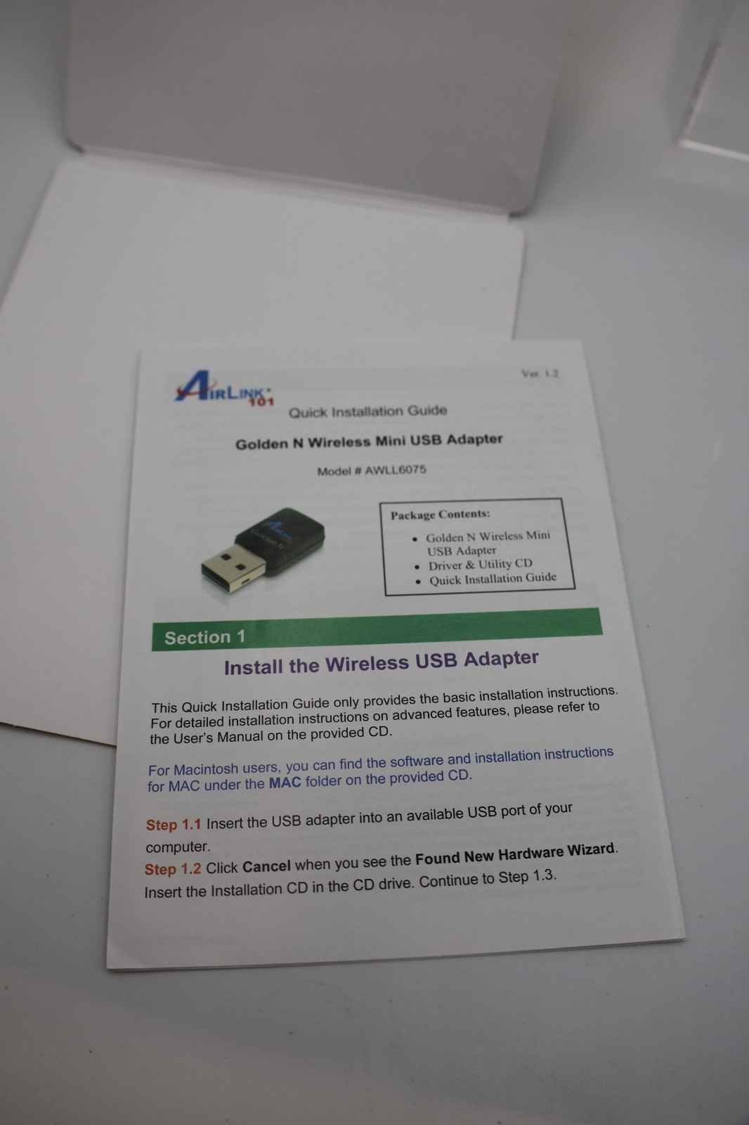 AirLink 101, 150N Wireless PCI Adapter CD-ROM- CD ONLY- Dut’s Deals