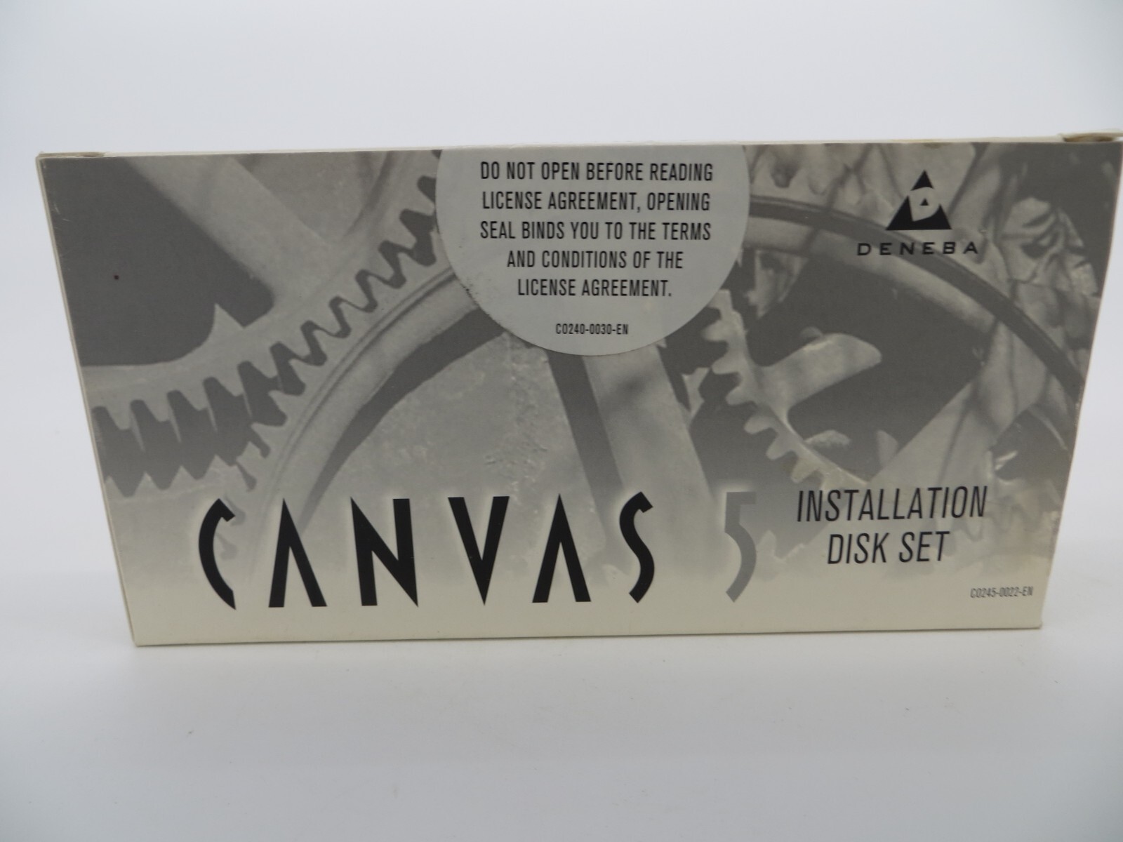 CANVAS 5 Installation Disk Set C0245-0022-EN 3.5″ Floppy Discs VTG computer NEW