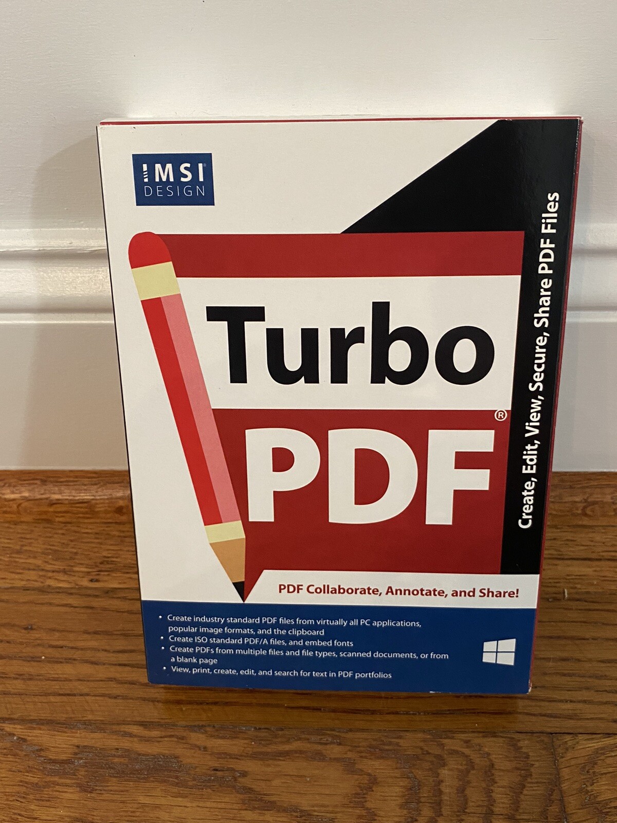 MSI Design Turbo PDF Computer Software New Sealed Create Edit View Files
