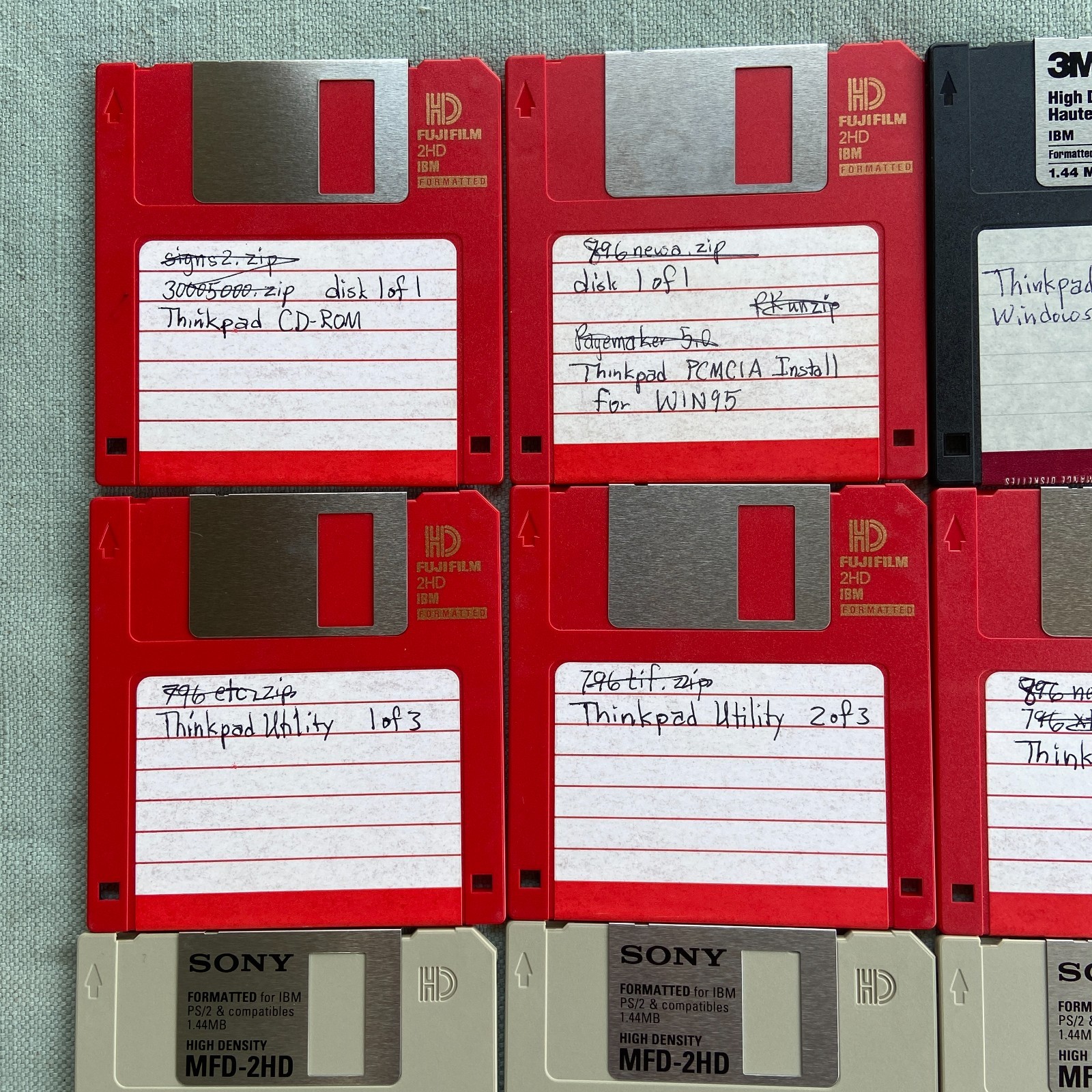 Software Lot IBM Thinkpad Utility CDROM PCMCIA TranXit WinCIM NetFinity Video