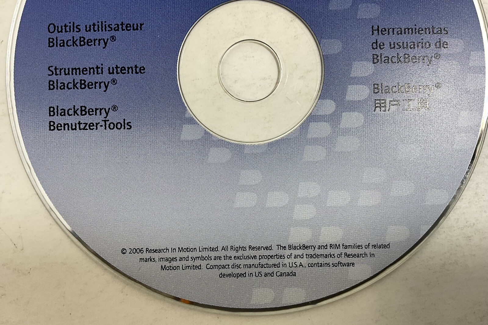 BlackBerry User Tools 2006 CD ROM ElectronicsRecycledCom