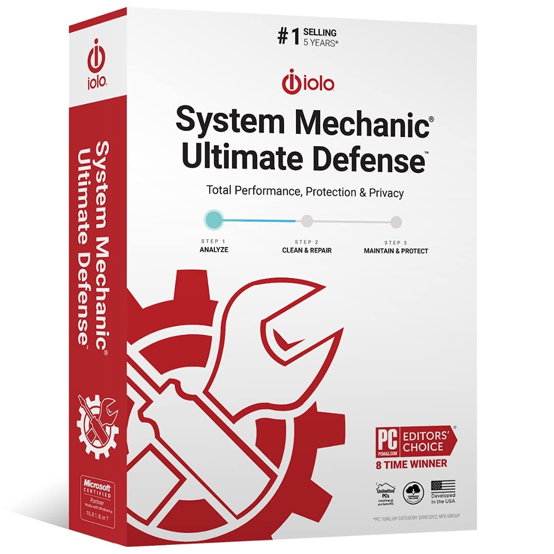 – System Mechanic Ultimate Defense Antivirus Software and Malware, Protection…
