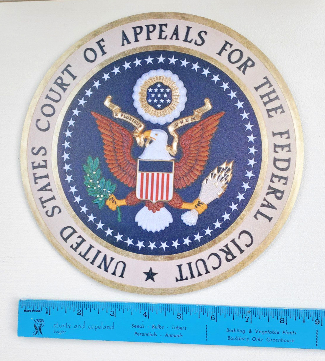 United States Court of Appeals Federal Circuit Round Mouse Pad Vintage