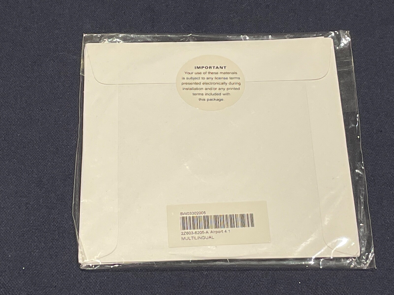 Apple AirPort Extreme Card User’s Guide Software Installation CD Vr. 4.1 New