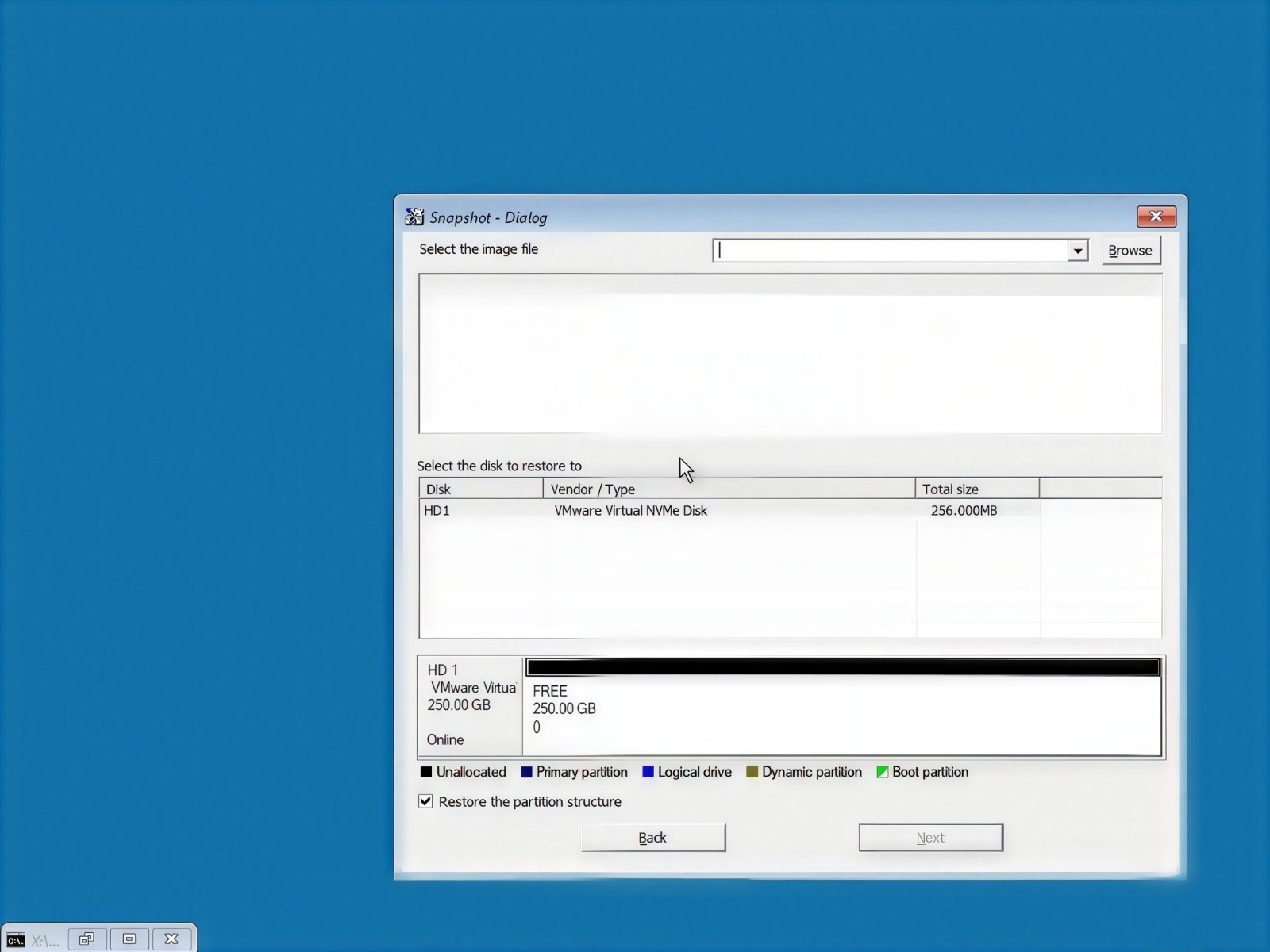 Drive SnapShot Bootable DVD/USB