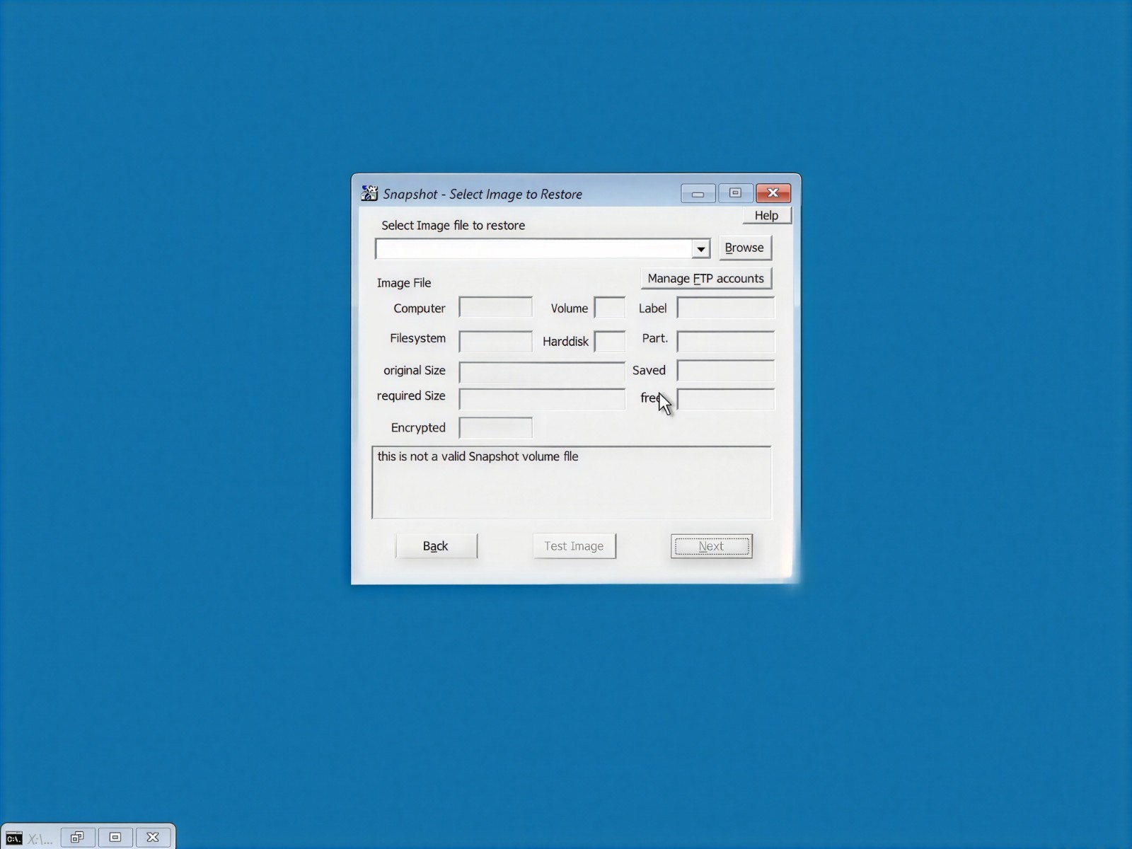Drive SnapShot Bootable DVD/USB