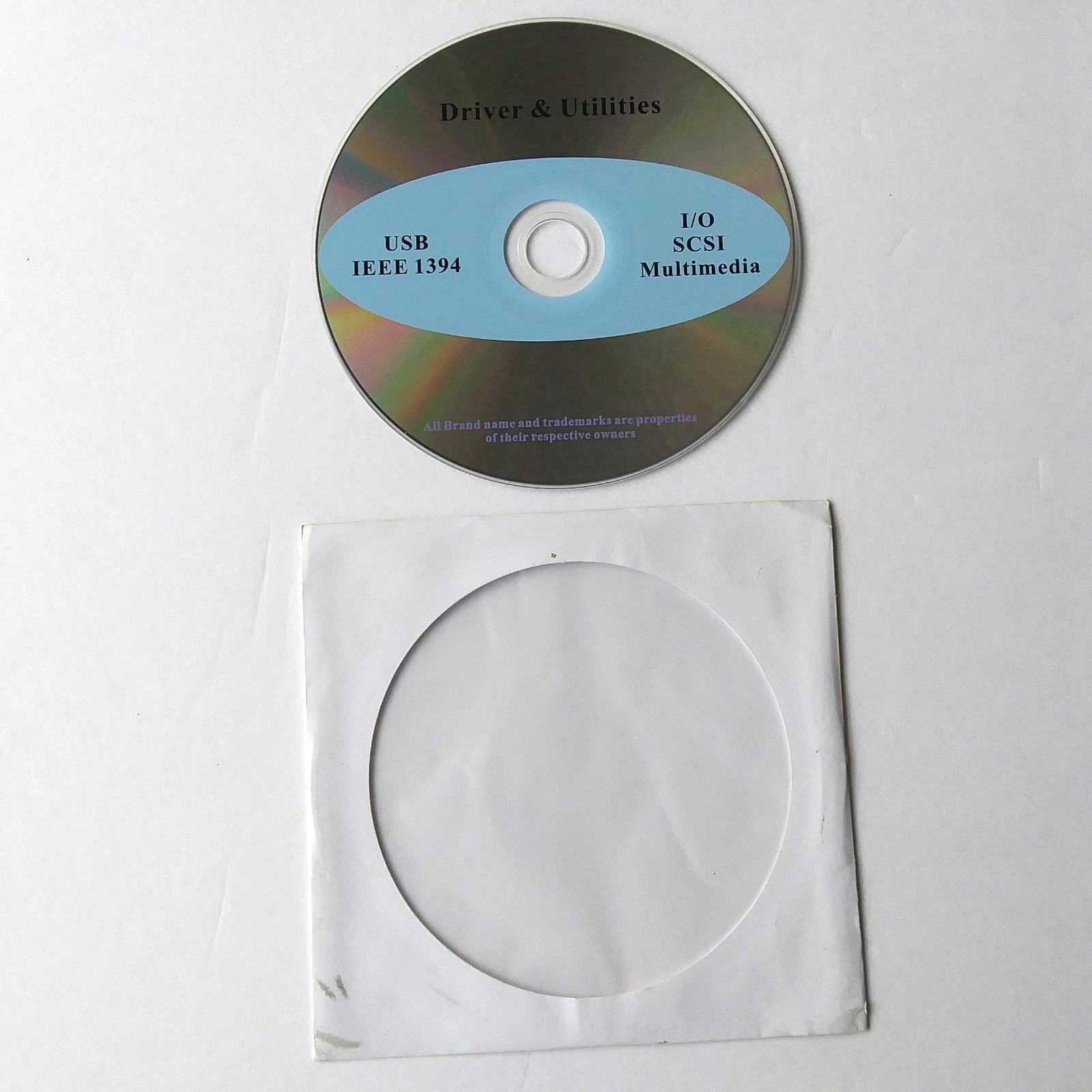 USB IEEE 1394 SCSI Multimedia Driver Utilities CD ROM Software Disc Windows OEM
